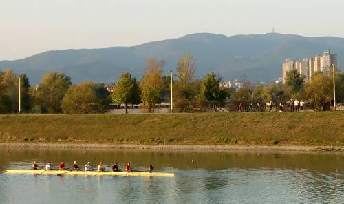 Sljeme and Mount Medvednica as seen from Lake Jarun, Zagreb, Croatia (Copyright © 2012 runinternational.eu)