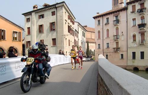 7th Treviso Marathon 2010: Daniele Caimmi and Ottaviano Andriani 